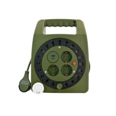 러그박스 20M 3구 USB C-TYPE 카키블랙